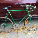 Green bike before...